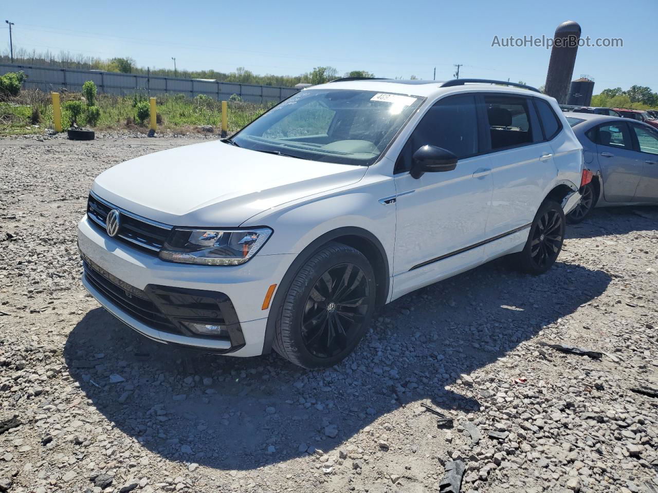 2021 Volkswagen Tiguan Se White vin: 3VV3B7AX9MM018657