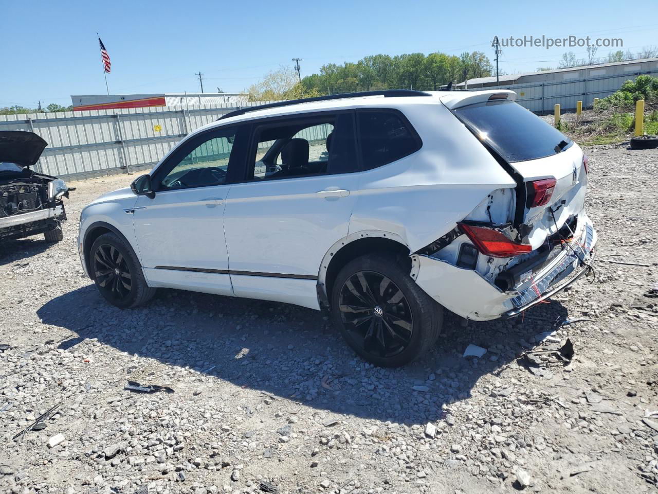 2021 Volkswagen Tiguan Se Белый vin: 3VV3B7AX9MM018657