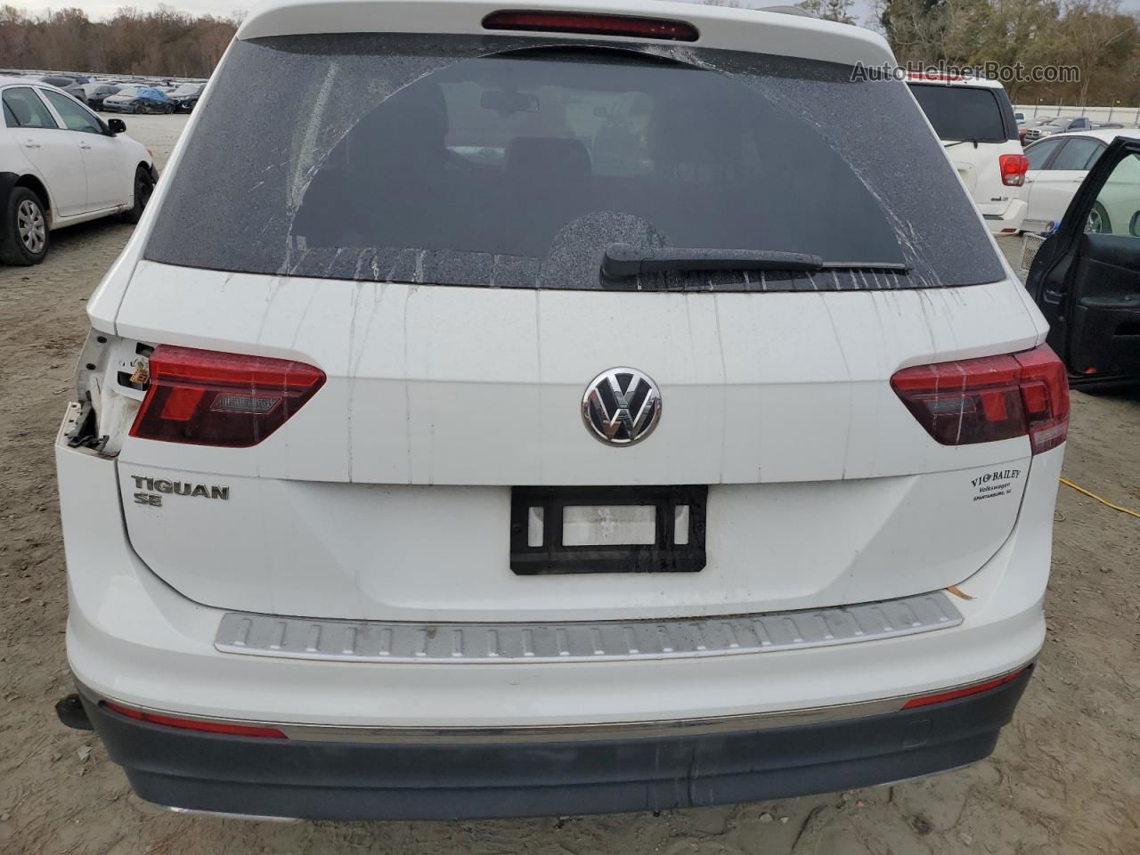 2021 Volkswagen Tiguan Se White vin: 3VV3B7AX9MM031926