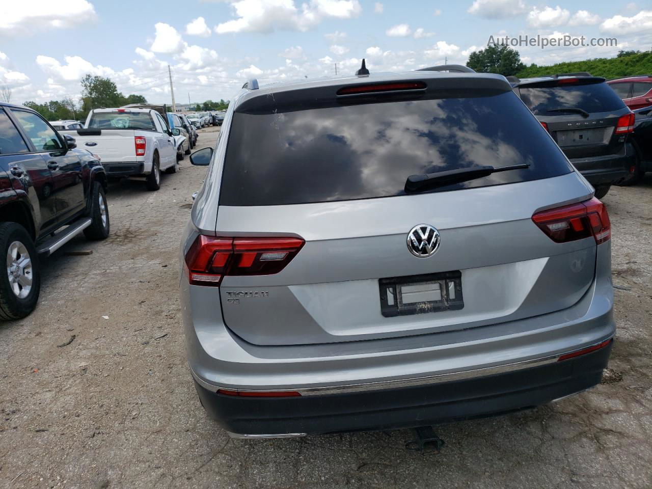 2021 Volkswagen Tiguan Se Silver vin: 3VV3B7AX9MM047690