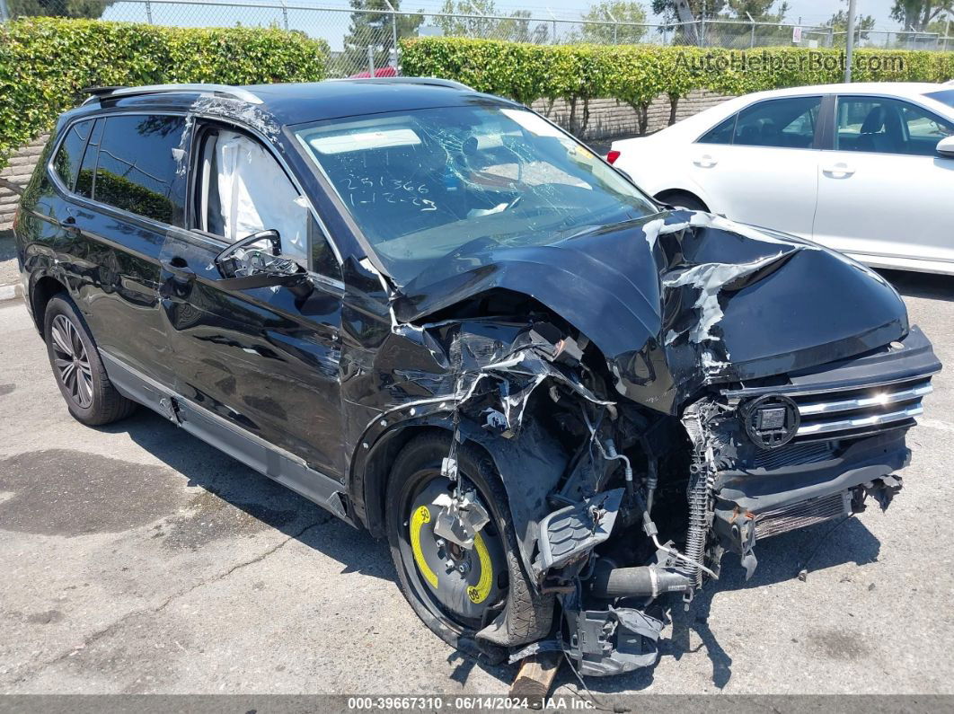 2018 Volkswagen Tiguan 2.0t Se/2.0t Sel Black vin: 3VV3B7AXXJM007856