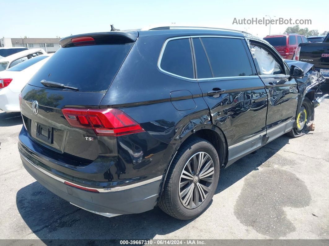 2018 Volkswagen Tiguan 2.0t Se/2.0t Sel Черный vin: 3VV3B7AXXJM007856