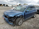 2018 Volkswagen Tiguan Se Blue vin: 3VV3B7AXXJM033664