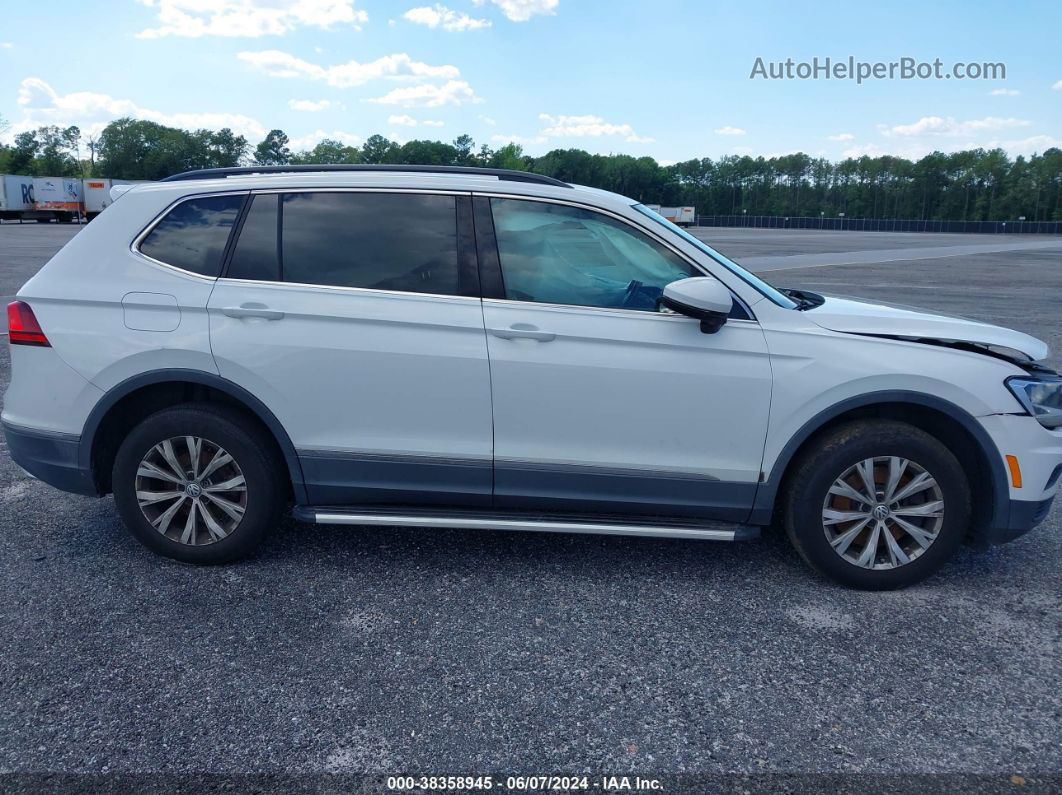 2018 Volkswagen Tiguan 2.0t Se/2.0t Sel White vin: 3VV3B7AXXJM042204