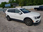 2018 Volkswagen Tiguan Se White vin: 3VV3B7AXXJM215834