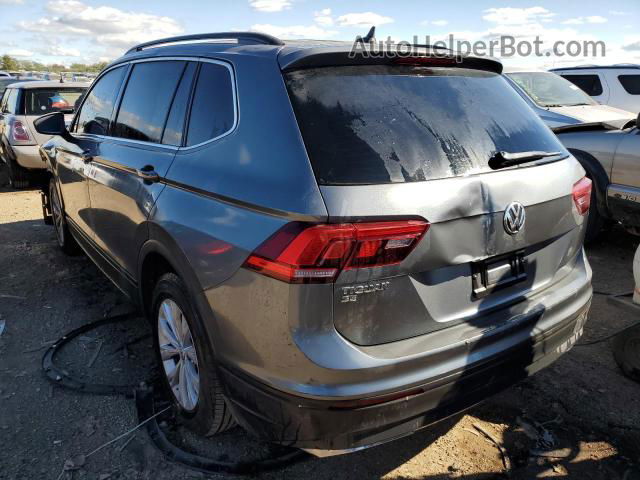 2019 Volkswagen Tiguan Se Gray vin: 3VV3B7AXXKM028465