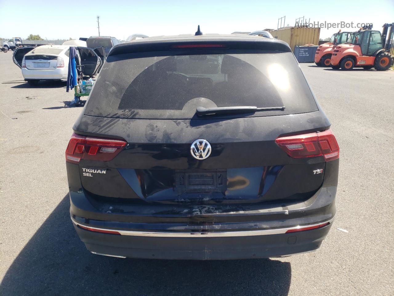 2019 Volkswagen Tiguan Se Black vin: 3VV3B7AXXKM028577
