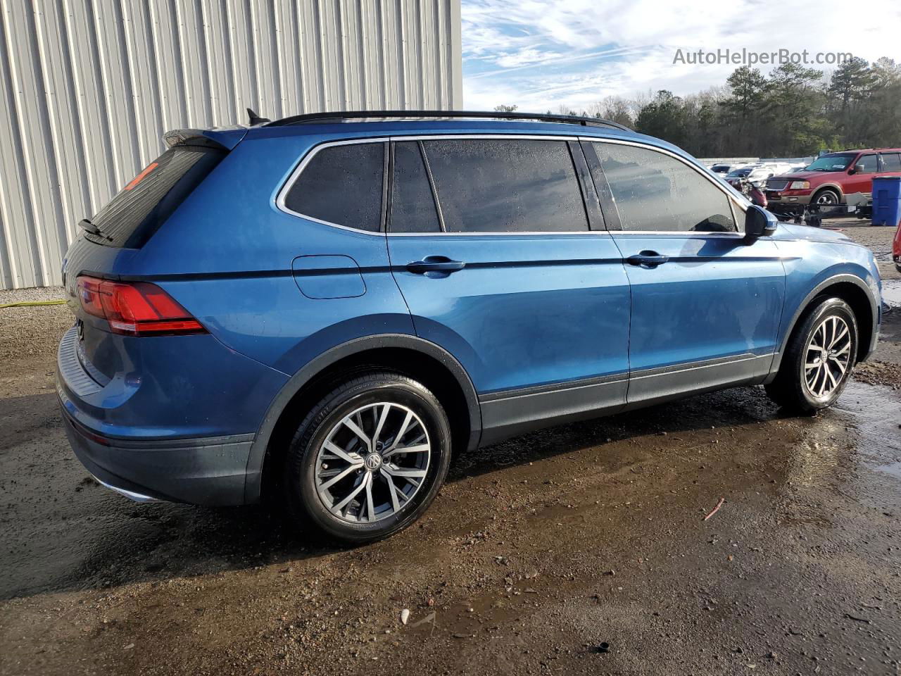 2019 Volkswagen Tiguan Se Blue vin: 3VV3B7AXXKM029485