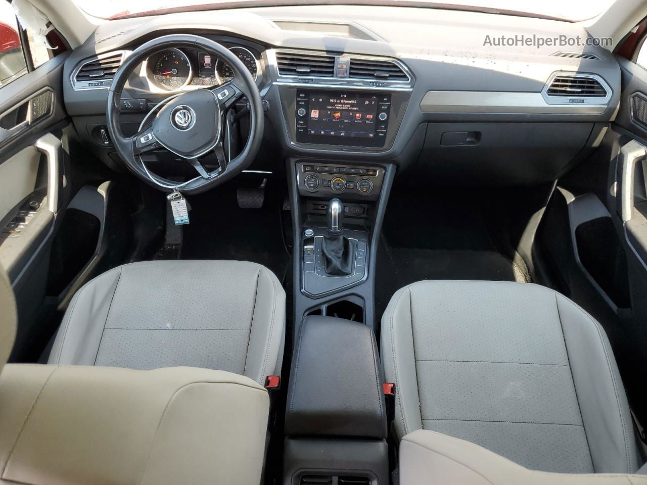 2019 Volkswagen Tiguan Se Красный vin: 3VV3B7AXXKM061711