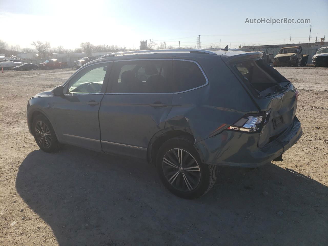 2019 Volkswagen Tiguan Se Gray vin: 3VV3B7AXXKM078279