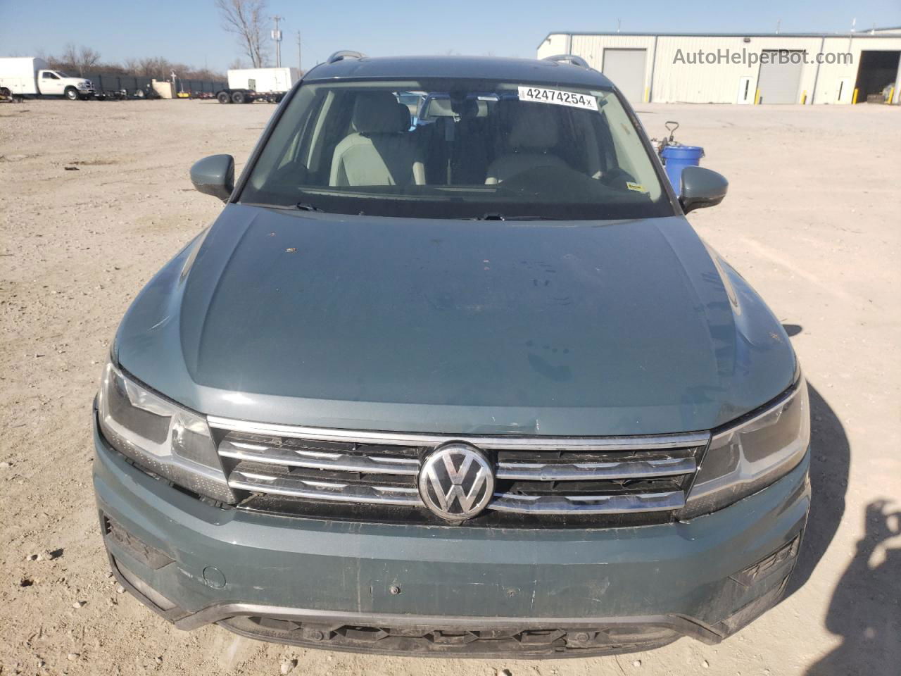 2019 Volkswagen Tiguan Se Gray vin: 3VV3B7AXXKM078279