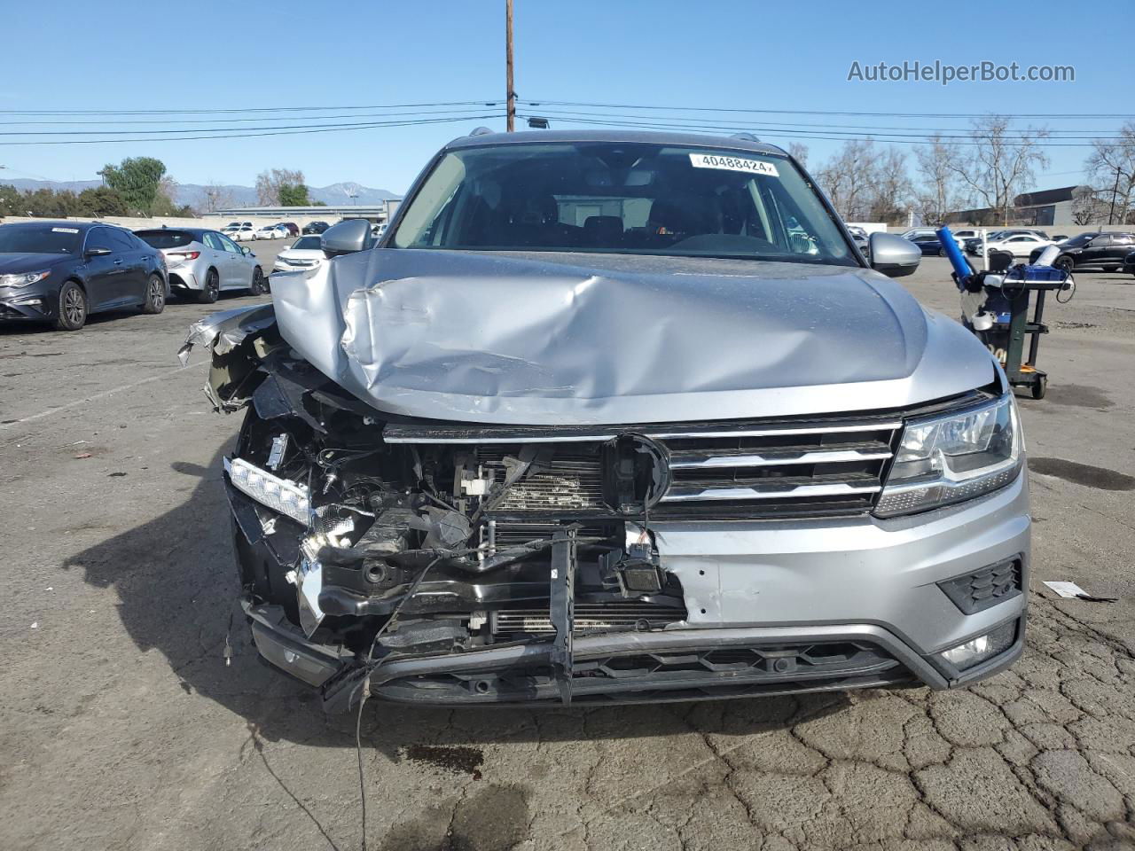 2021 Volkswagen Tiguan Se Silver vin: 3VV3B7AXXMM008848