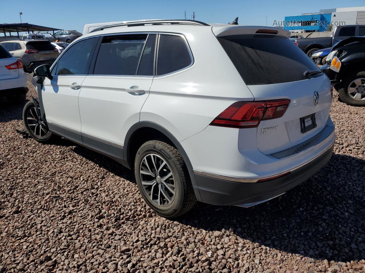 2021 Volkswagen Tiguan Se White vin: 3VV3B7AXXMM015041