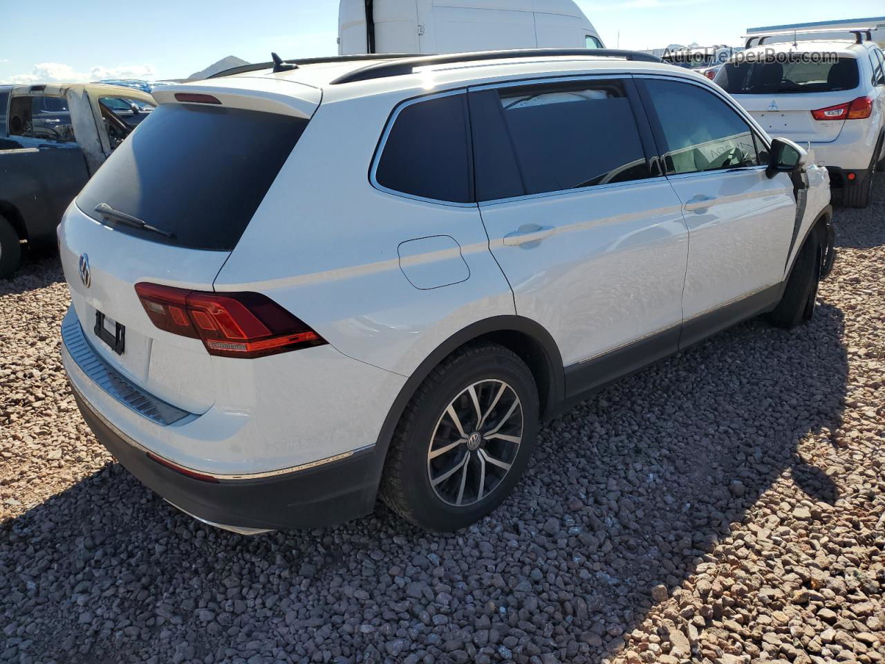 2021 Volkswagen Tiguan Se White vin: 3VV3B7AXXMM015041