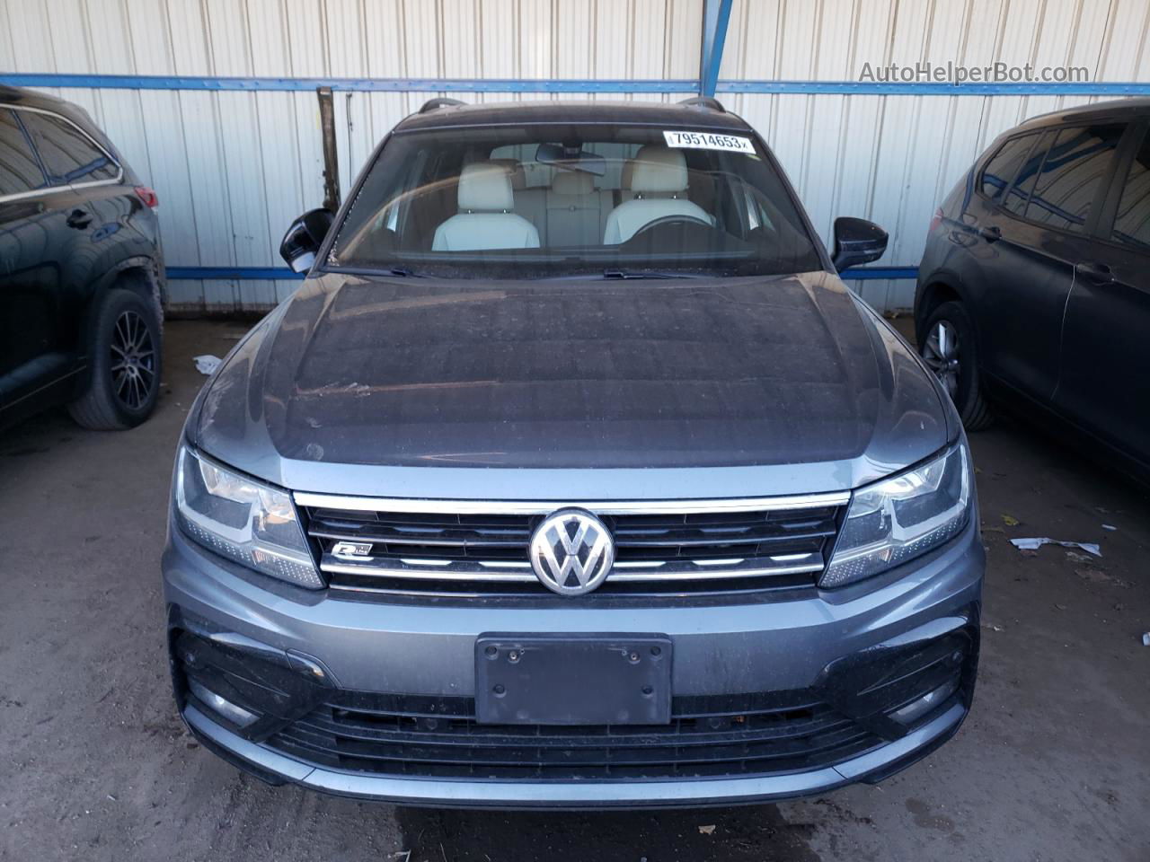 2021 Volkswagen Tiguan Se Gray vin: 3VV3B7AXXMM017727