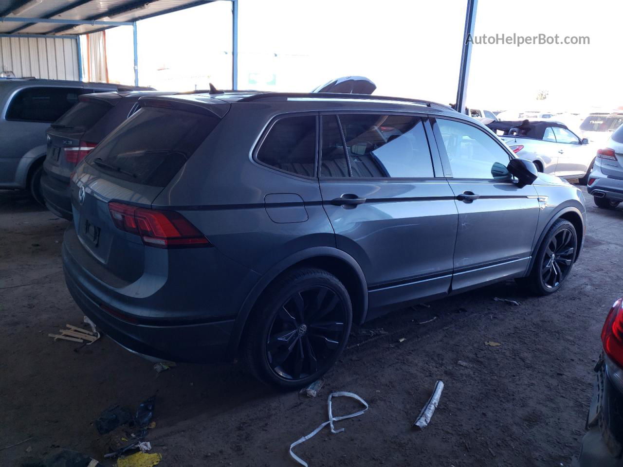 2021 Volkswagen Tiguan Se Gray vin: 3VV3B7AXXMM017727