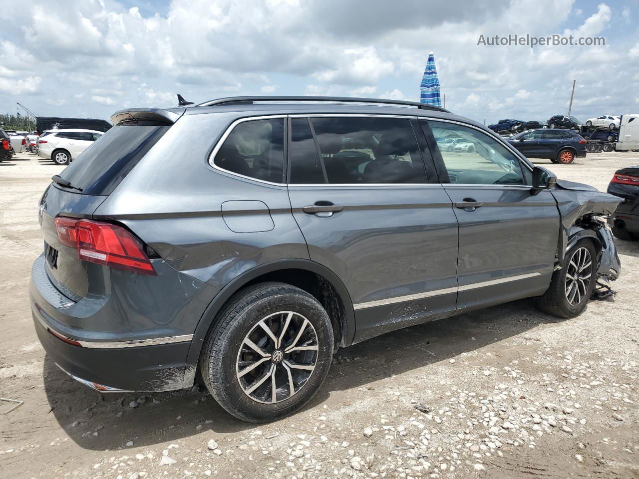 2021 Volkswagen Tiguan Se Silver vin: 3VV3B7AXXMM065521