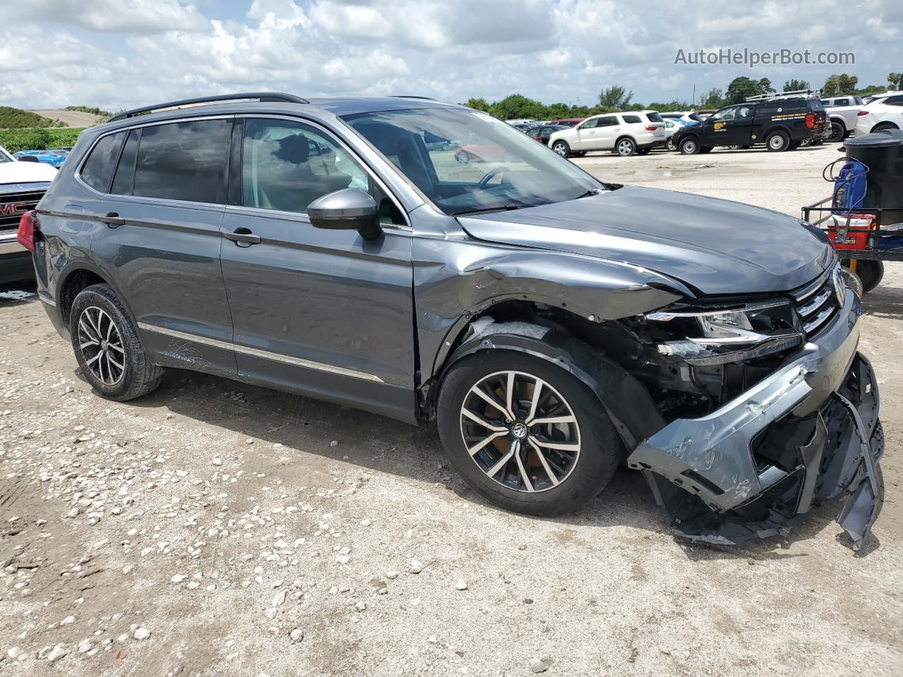 2021 Volkswagen Tiguan Se Silver vin: 3VV3B7AXXMM065521