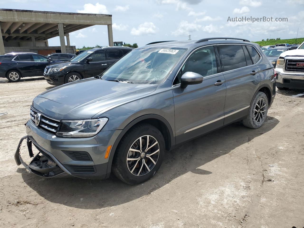 2021 Volkswagen Tiguan Se Silver vin: 3VV3B7AXXMM065521