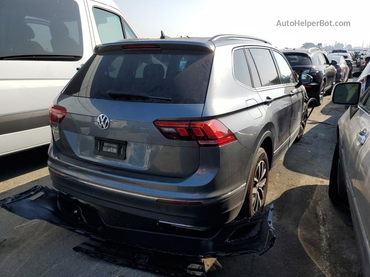 2021 Volkswagen Tiguan Se Gray vin: 3VV3B7AXXMM072243