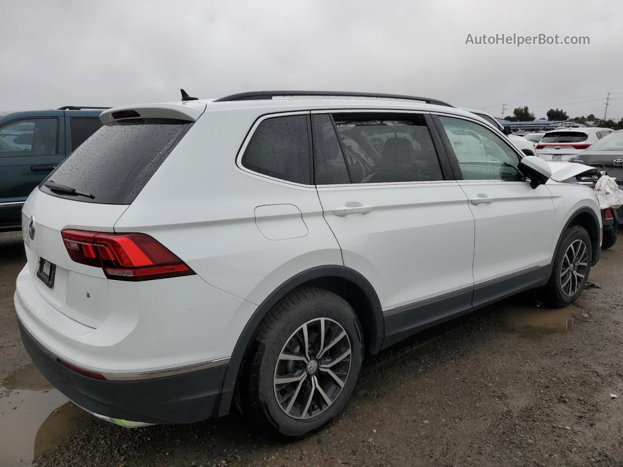 2021 Volkswagen Tiguan Se White vin: 3VV3B7AXXMM084831