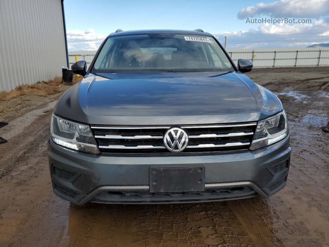 2021 Volkswagen Tiguan Se Gray vin: 3VV3B7AXXMM121280