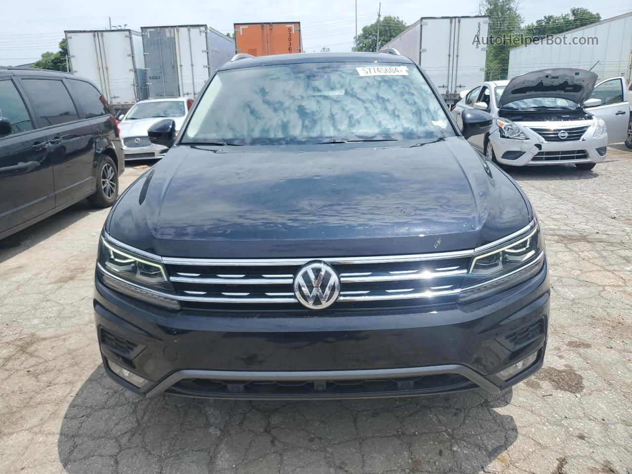 2018 Volkswagen Tiguan Sel Premium Black vin: 3VV4B7AX0JM216804