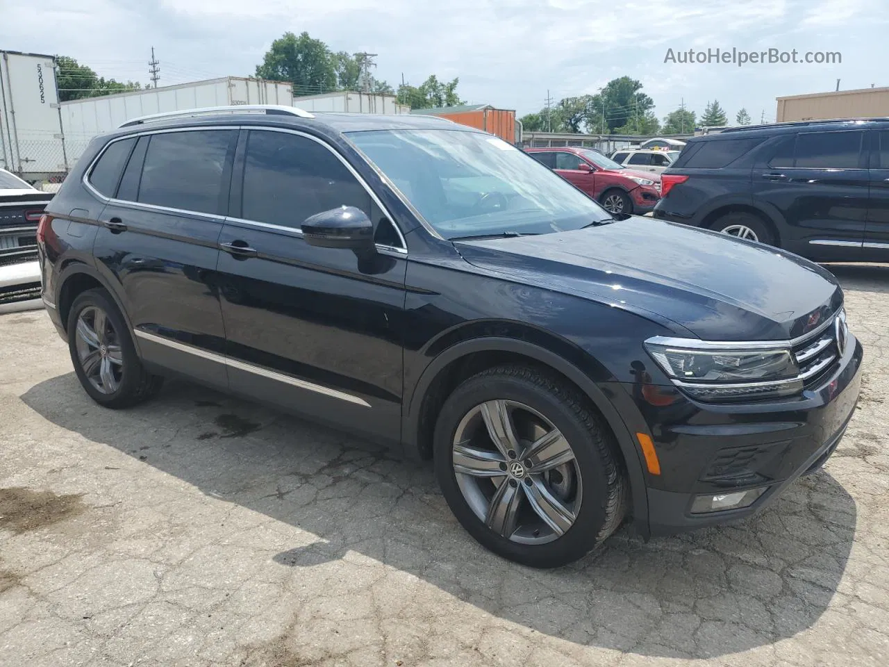 2018 Volkswagen Tiguan Sel Premium Black vin: 3VV4B7AX0JM216804