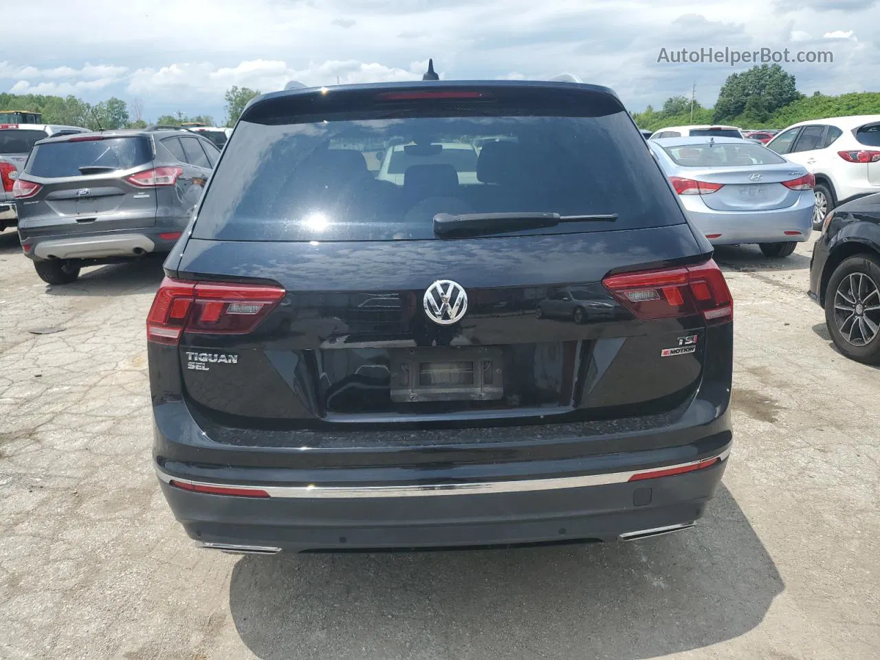 2018 Volkswagen Tiguan Sel Premium Black vin: 3VV4B7AX0JM216804