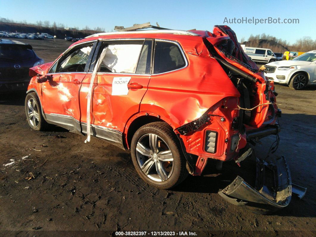 2018 Volkswagen Tiguan Sel Premium Orange vin: 3VV4B7AX1JM126805