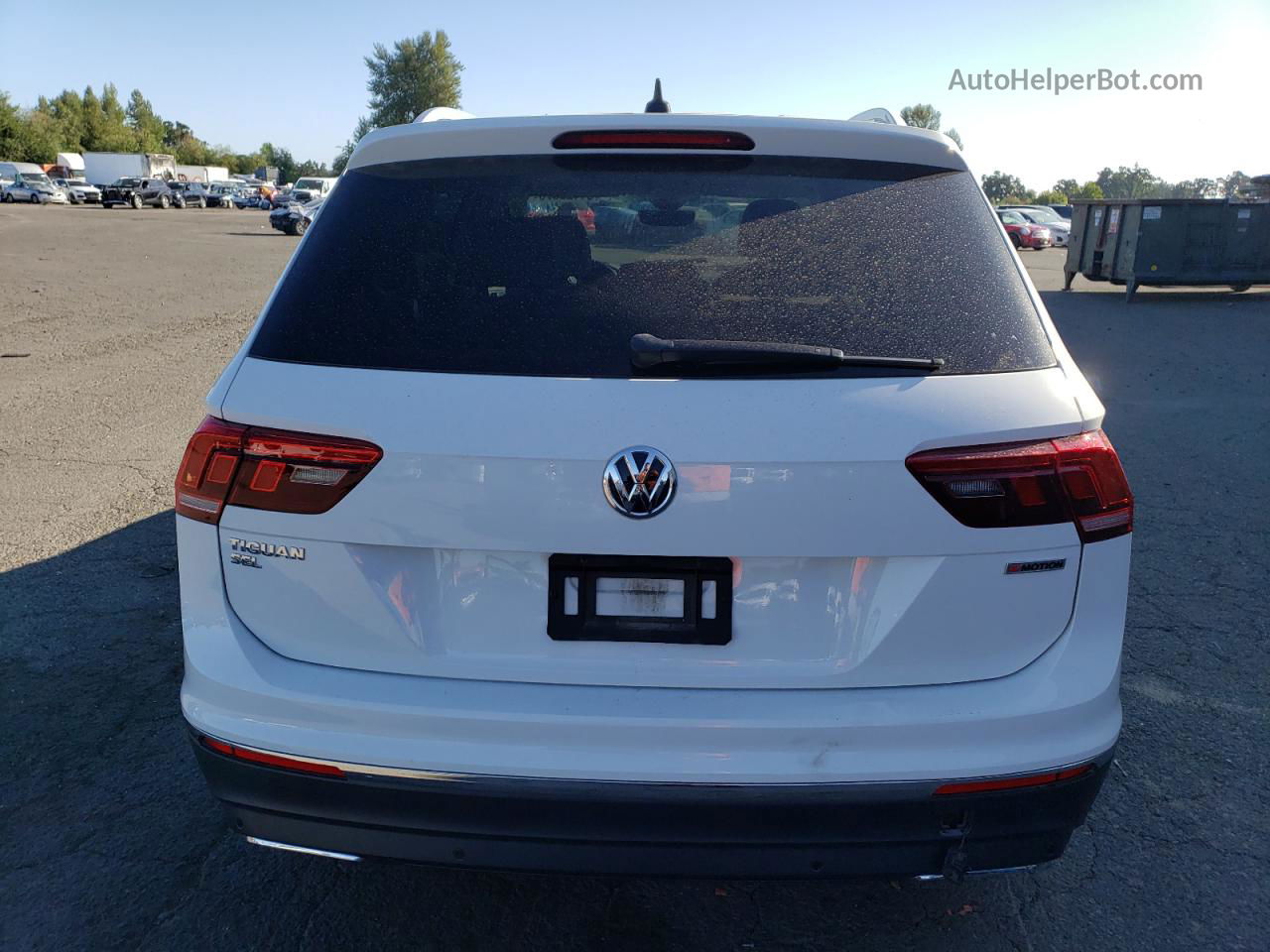 2019 Volkswagen Tiguan Sel Premium Белый vin: 3VV4B7AX1KM046759