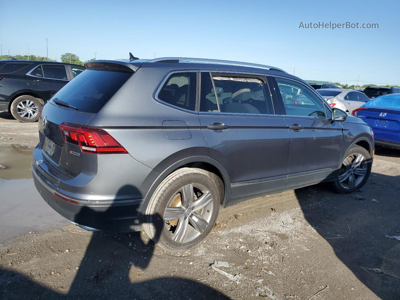 2019 Volkswagen Tiguan Sel Premium Gray vin: 3VV4B7AX1KM139720