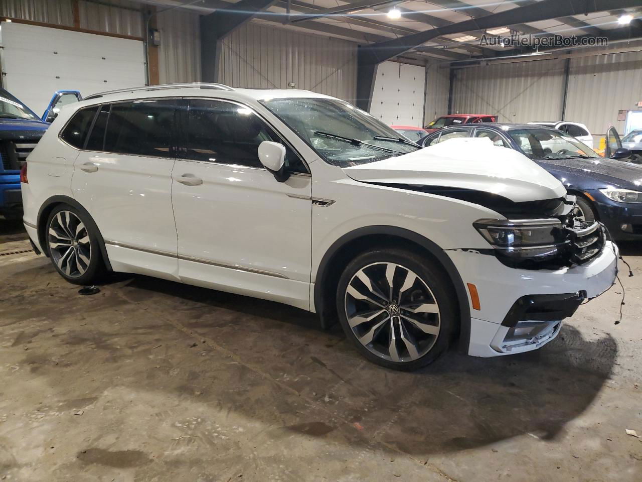 2021 Volkswagen Tiguan Sel Premium R-line White vin: 3VV4B7AX1MM097259