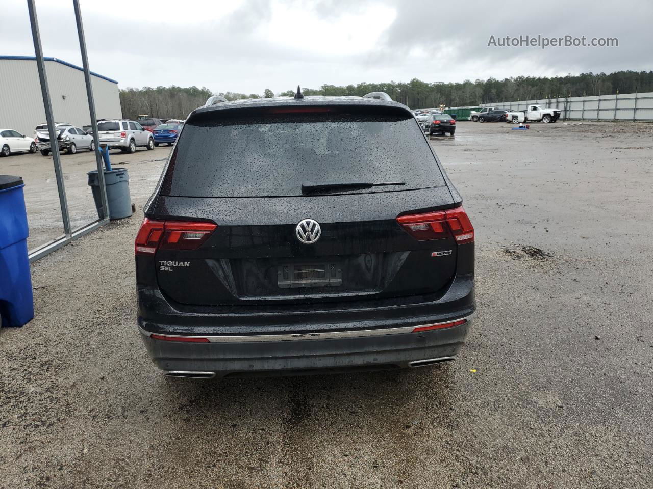 2019 Volkswagen Tiguan Sel Premium Черный vin: 3VV4B7AX2KM044101