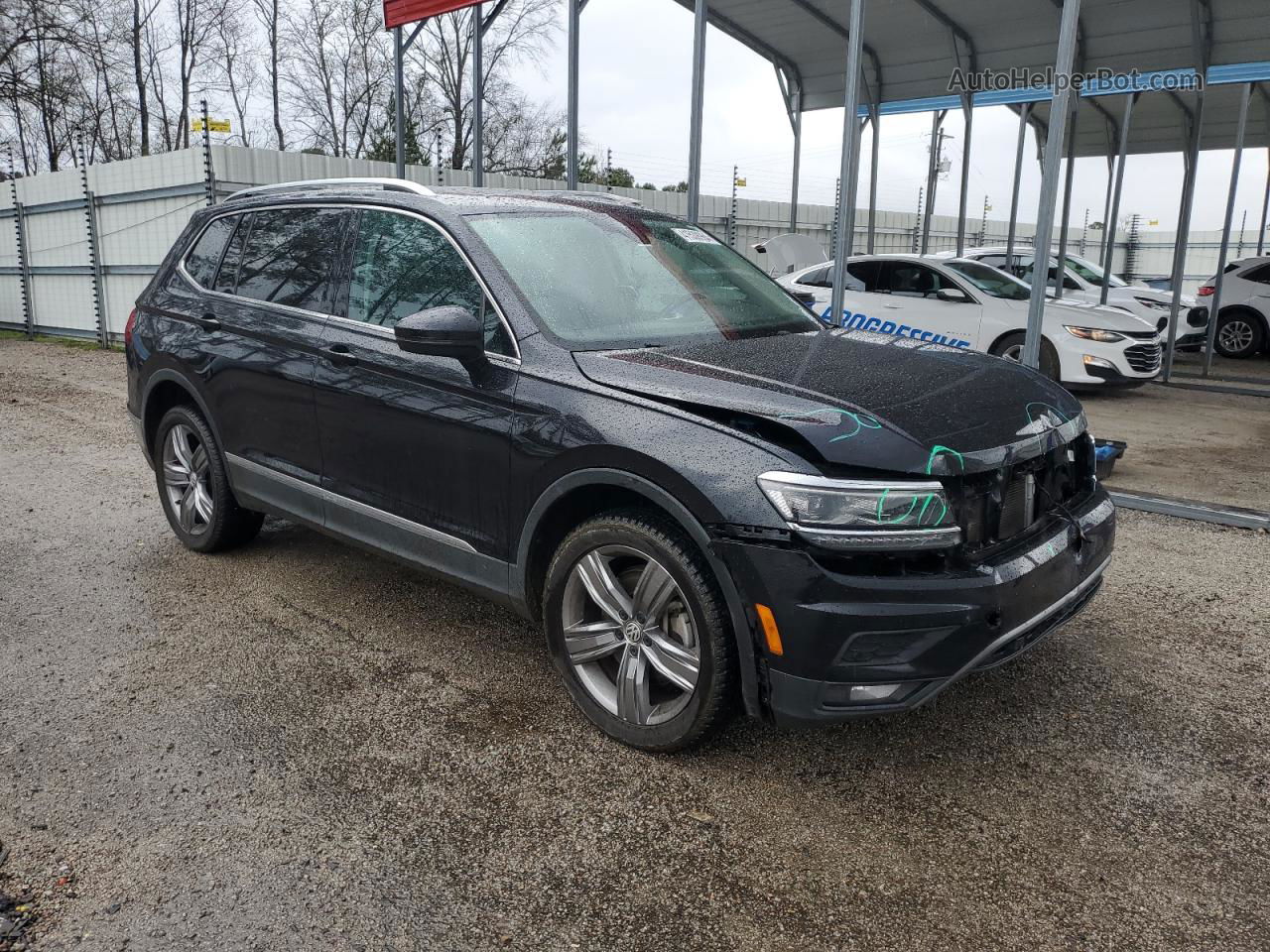 2019 Volkswagen Tiguan Sel Premium Черный vin: 3VV4B7AX2KM044101