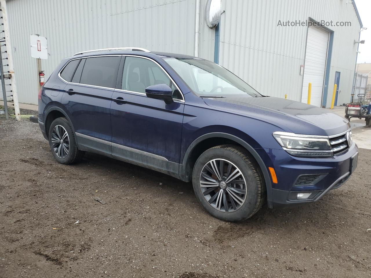 2021 Volkswagen Tiguan Sel Premium R-line Blue vin: 3VV4B7AX2MM142998