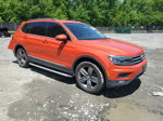 2018 Volkswagen Tiguan Sel Premium Orange vin: 3VV4B7AX3JM213895