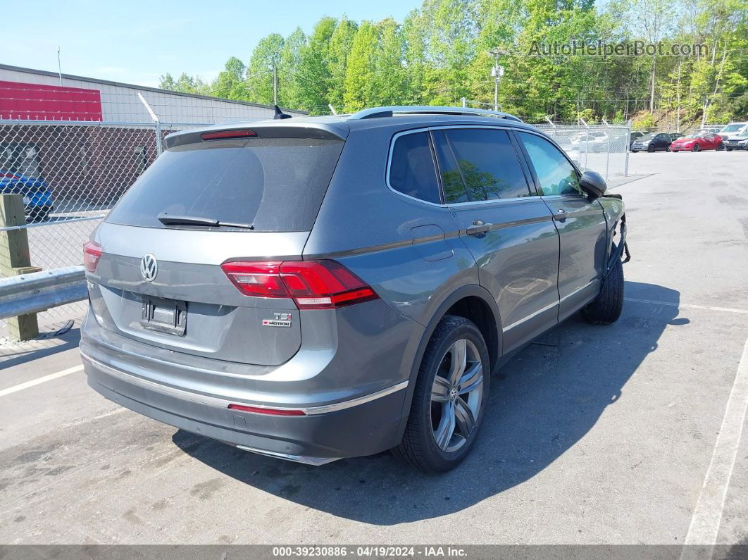 2018 Volkswagen Tiguan 2.0t Sel Premium Gray vin: 3VV4B7AX4JM131531