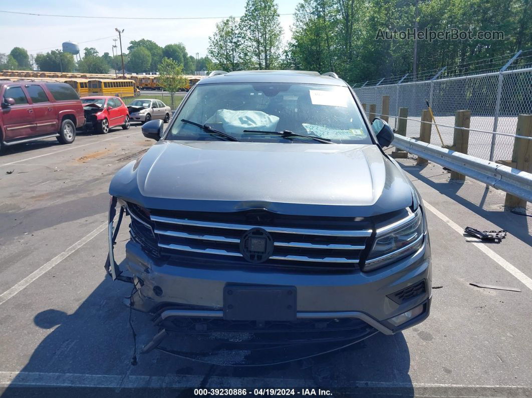 2018 Volkswagen Tiguan 2.0t Sel Premium Gray vin: 3VV4B7AX4JM131531