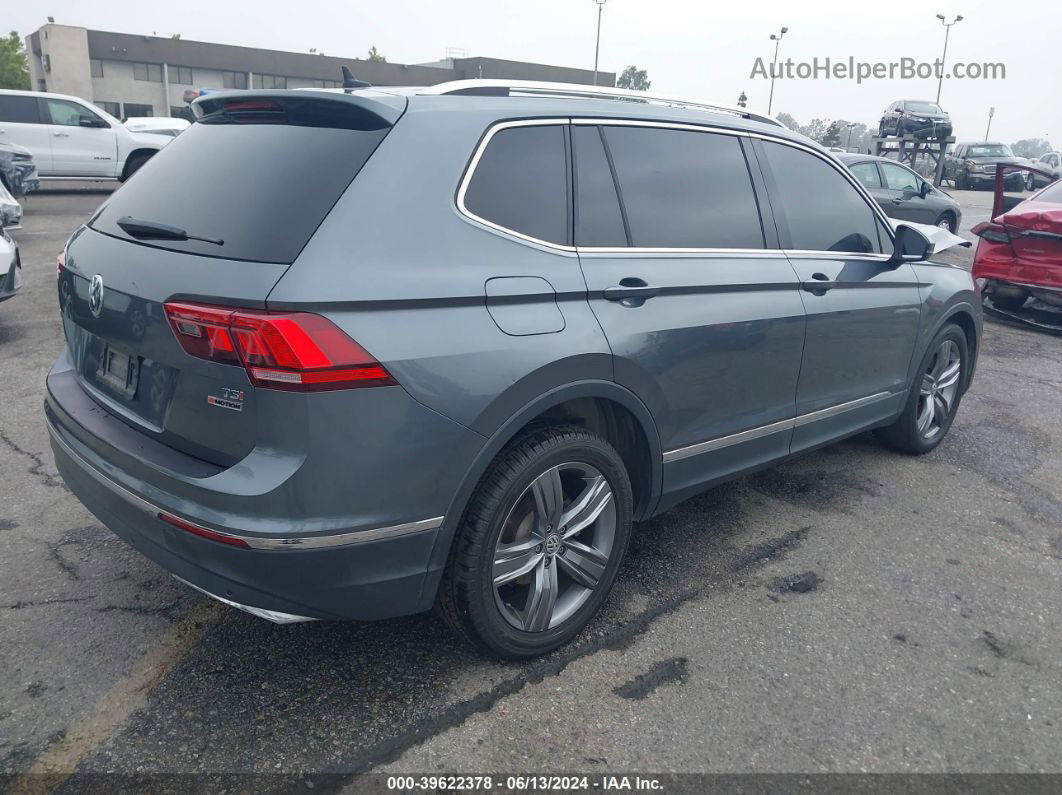 2018 Volkswagen Tiguan 2.0t Sel Premium Gray vin: 3VV4B7AX4JM155165