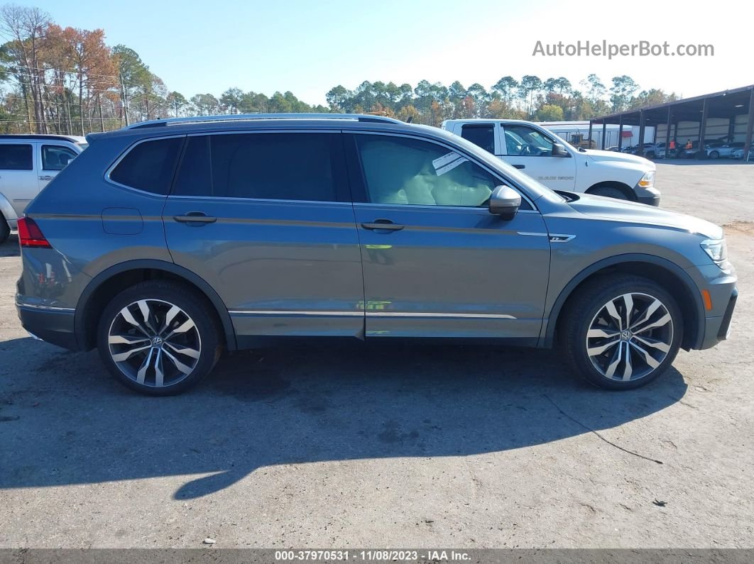 2021 Volkswagen Tiguan 2.0t Sel Premium R-line Blue vin: 3VV4B7AX4MM147622