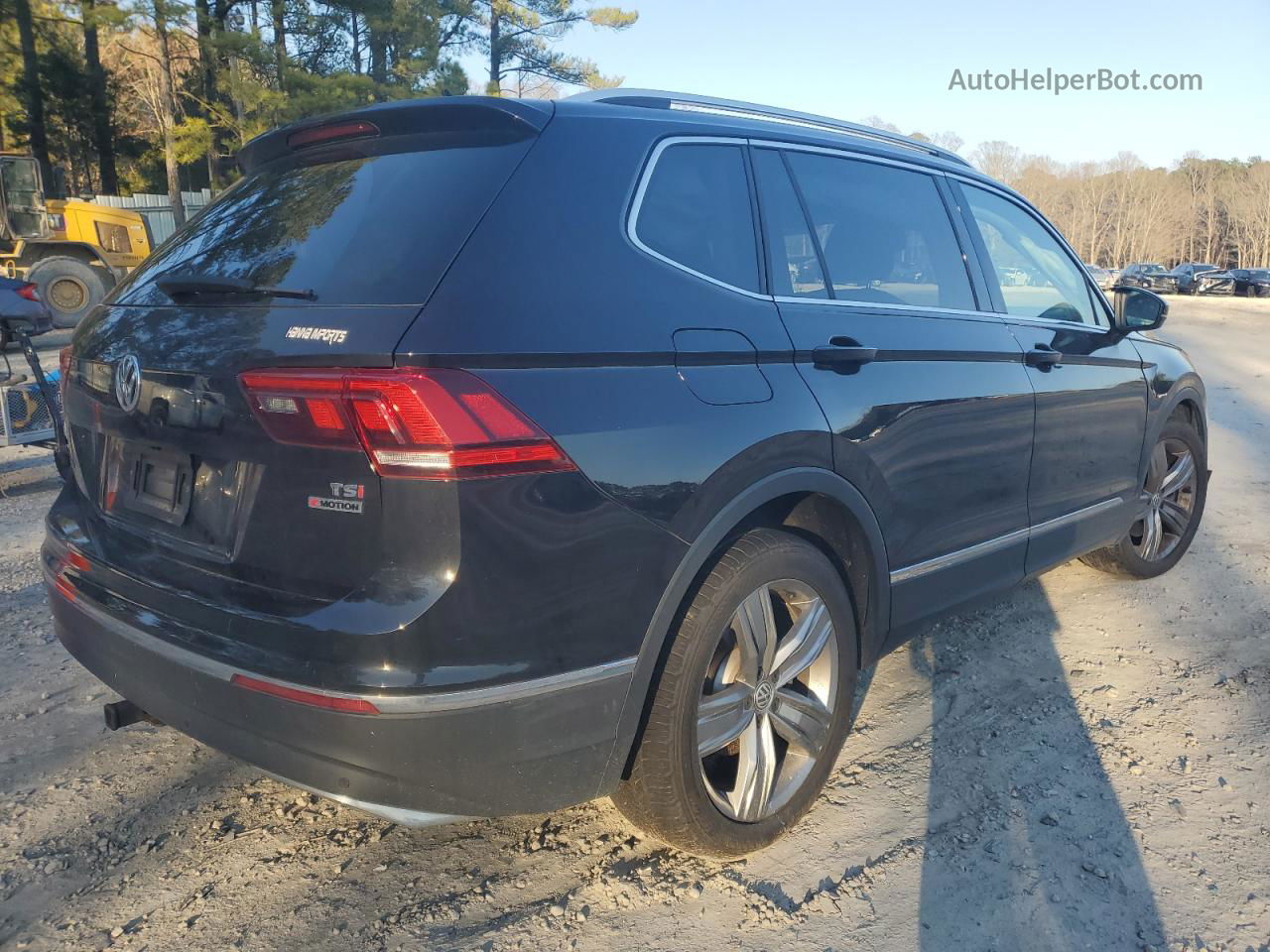 2018 Volkswagen Tiguan Sel Premium Черный vin: 3VV4B7AX5JM217964