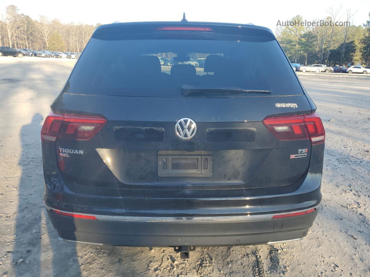 2018 Volkswagen Tiguan Sel Premium Черный vin: 3VV4B7AX5JM217964