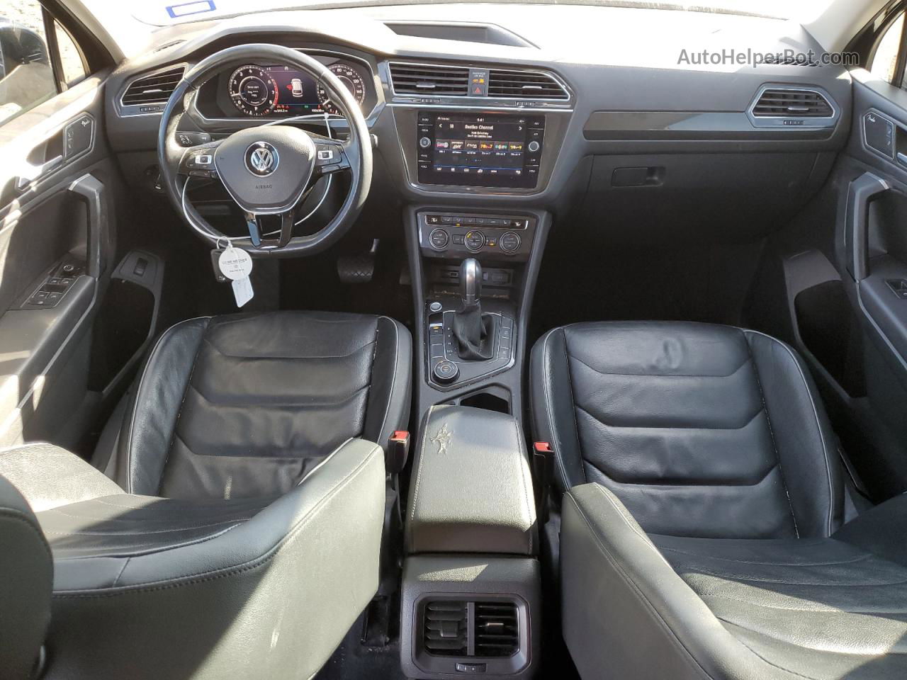 2019 Volkswagen Tiguan Sel Premium Черный vin: 3VV4B7AX5KM004482