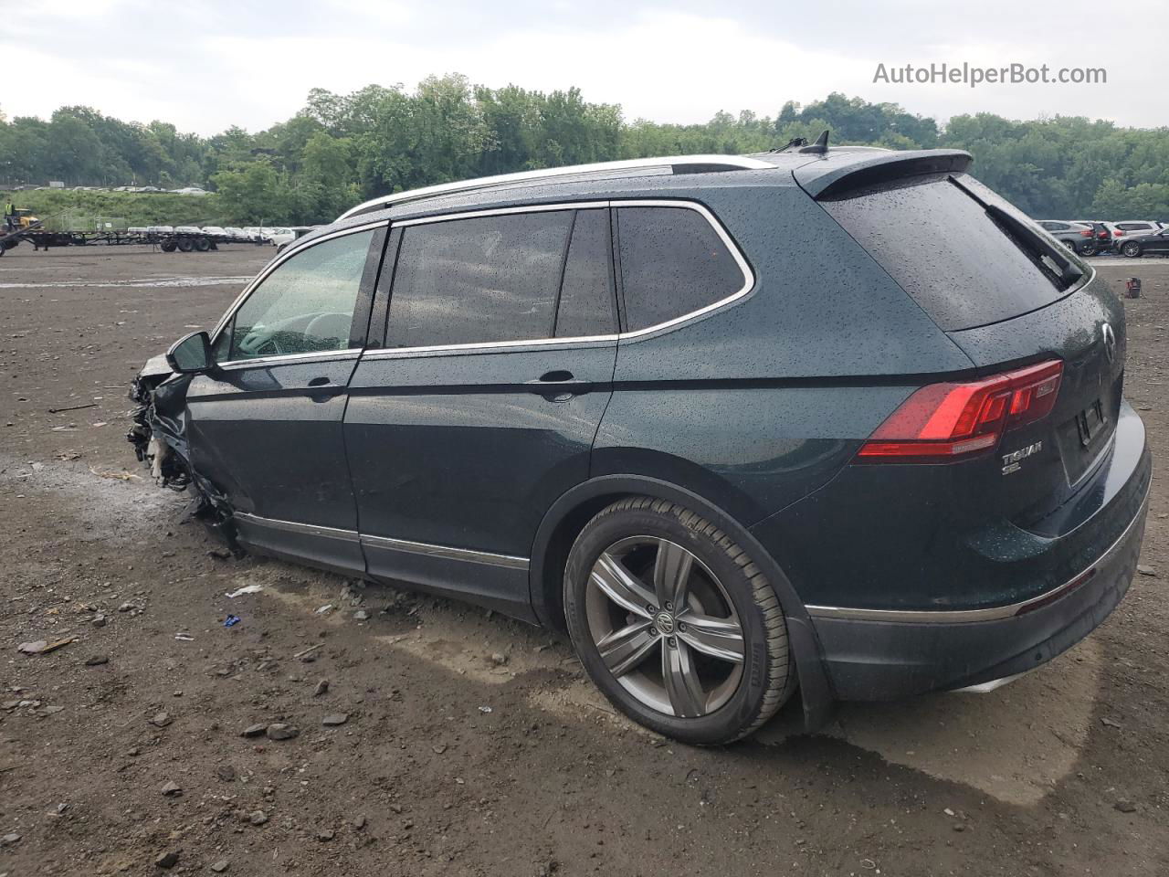 2019 Volkswagen Tiguan Sel Premium Зеленый vin: 3VV4B7AX5KM112973