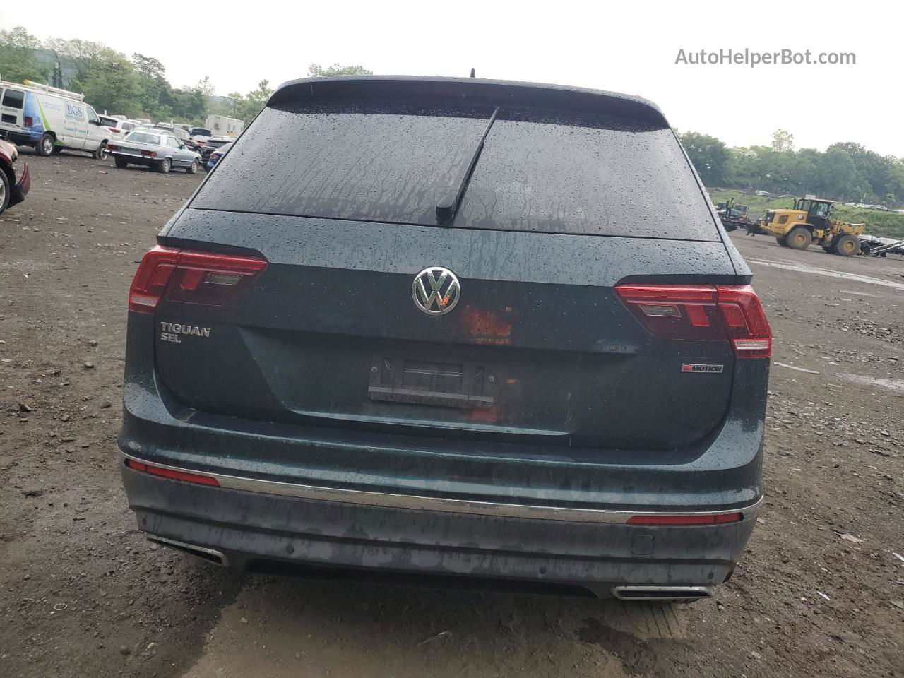 2019 Volkswagen Tiguan Sel Premium Зеленый vin: 3VV4B7AX5KM112973