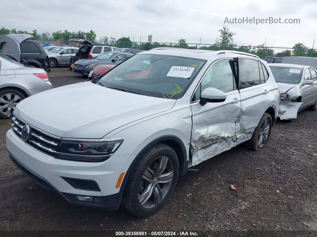 2018 Volkswagen Tiguan 2.0t Sel Premium White vin: 3VV4B7AX6JM002982