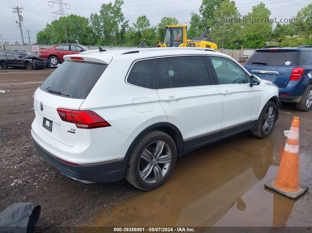 2018 Volkswagen Tiguan 2.0t Sel Premium White vin: 3VV4B7AX6JM002982