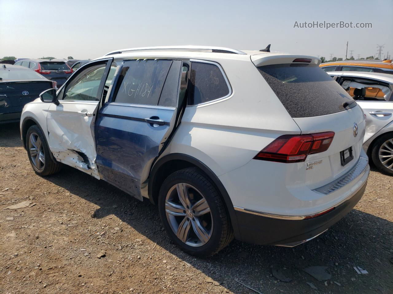 2019 Volkswagen Tiguan Sel Premium White vin: 3VV4B7AX6KM174043