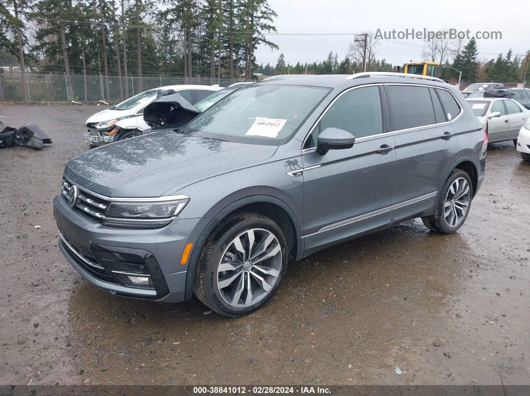 2021 Volkswagen Tiguan 2.0t Sel Premium R-line Gray vin: 3VV4B7AX6MM116985